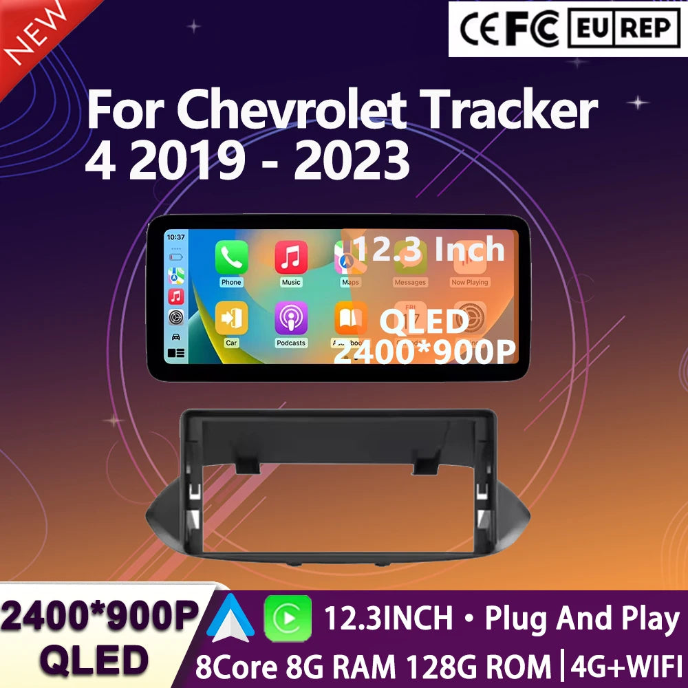 Android 15 for Chevrolet Tracker 4 2019 - 2023 Car Radio Auto DSP Carplay 4G WIFI GPS Navi | AUTOKITSHOP