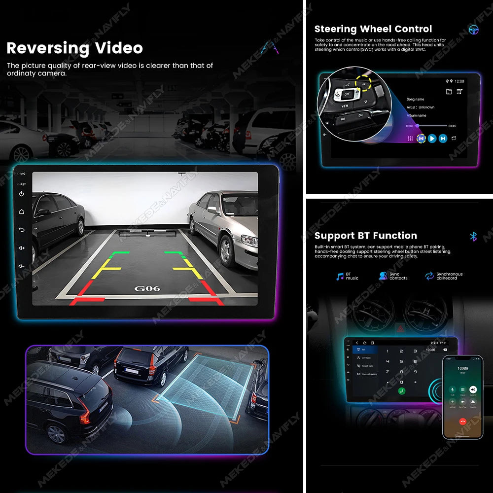 Wireless Carplay Android Autoradio For SsangYong Kyron 2005-2011 Android 14 Car Radio Car