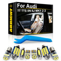 LED Interior Light Kit for Audi TT TTS 8N 8J MK1 MK2 MK3 Allroad C5 2003-2014 - Canbus Dome Map Door Trunk Bulbs | AU...