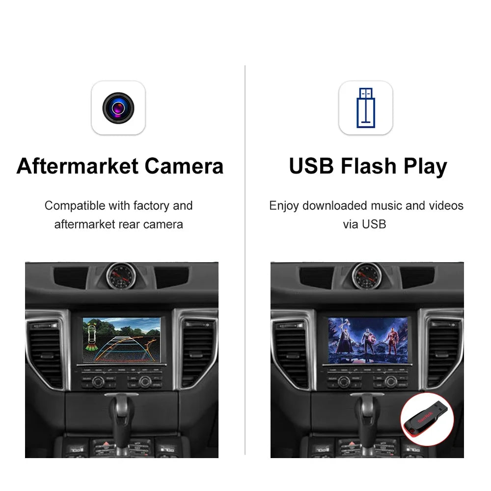 Wireless Carplay model For PCM 3.1 For Porsche Panamera Cayenne Macan Boxster 911 718 PCM