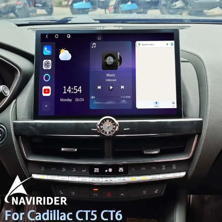 Android Auto GPS 13.3inch Touch Screen For Cadillac CT5 CT6 2020-2023 Car Radio Car Video  | AUTOKITSHOP