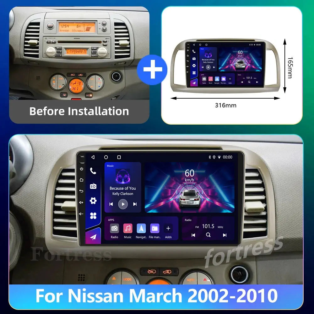RGB - Ambient Light - for Nissan K12 2002-2010 - Car Interior Lighting