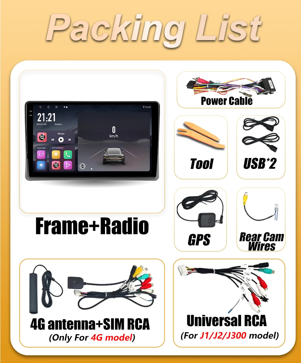 Android 16 Car Radio Carplay For Toyota Land Cruiser 10 J100 100 1998 1999 2000 - 2007 Mul | AUTOKITSHOP