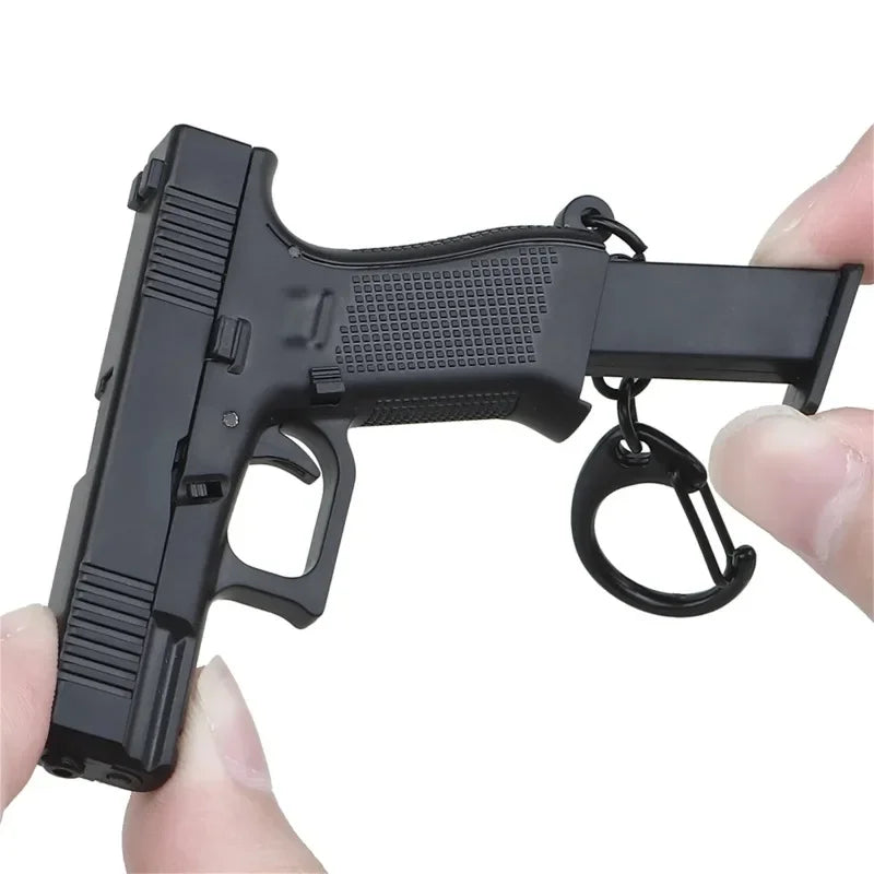 Tactical Pistol Shape Men's Keychain Mini Portable Decorations Detachable G45 Ke for Mini G45 - Automotive LED Light