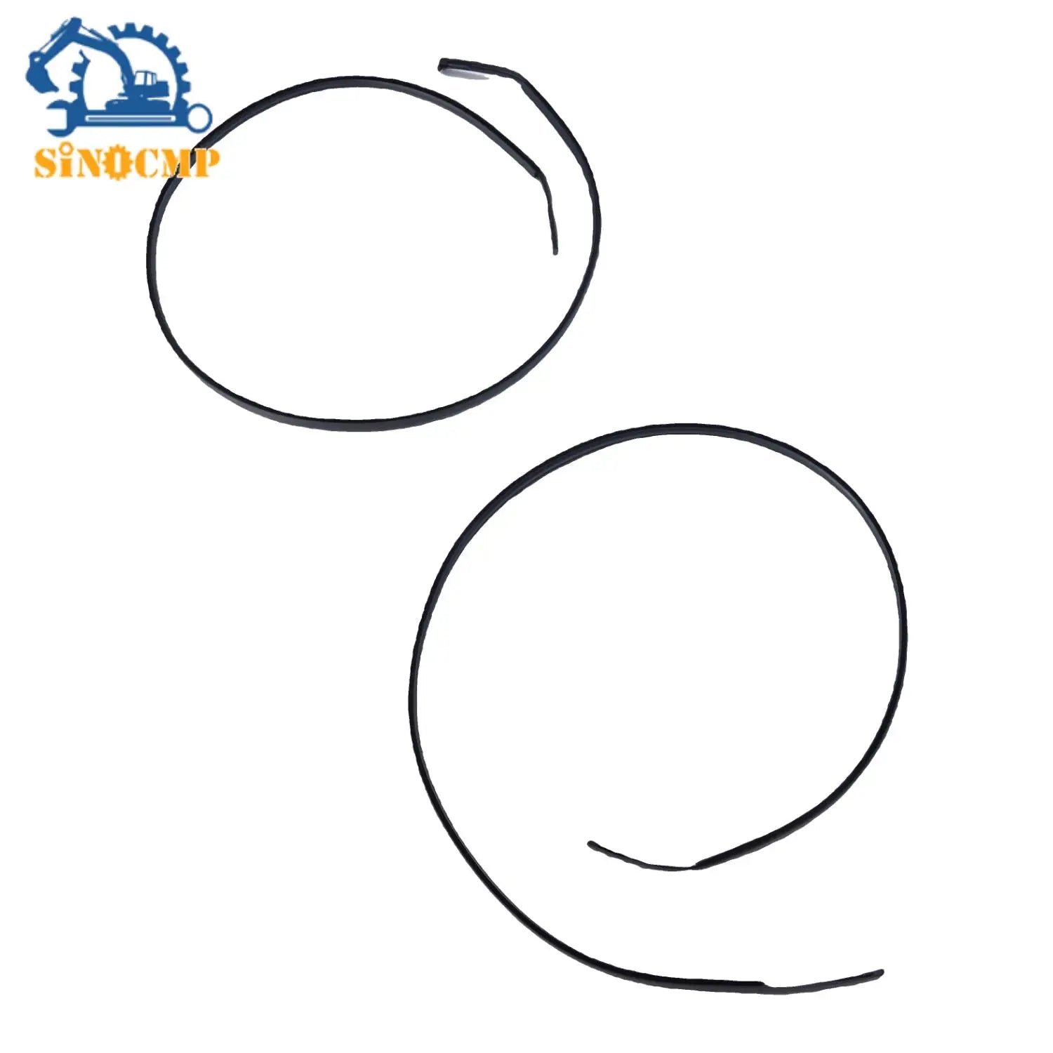 SINOCMP 1Pair L+R Side Roof Drip Moulding Trim Set 75551-52160 75552-52140 For Toyota Yari