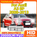 35W HID Xenon Light Bulbs 20000LM Super Bright Turbo Auto Headlamps 6000K 12V For Audi A3