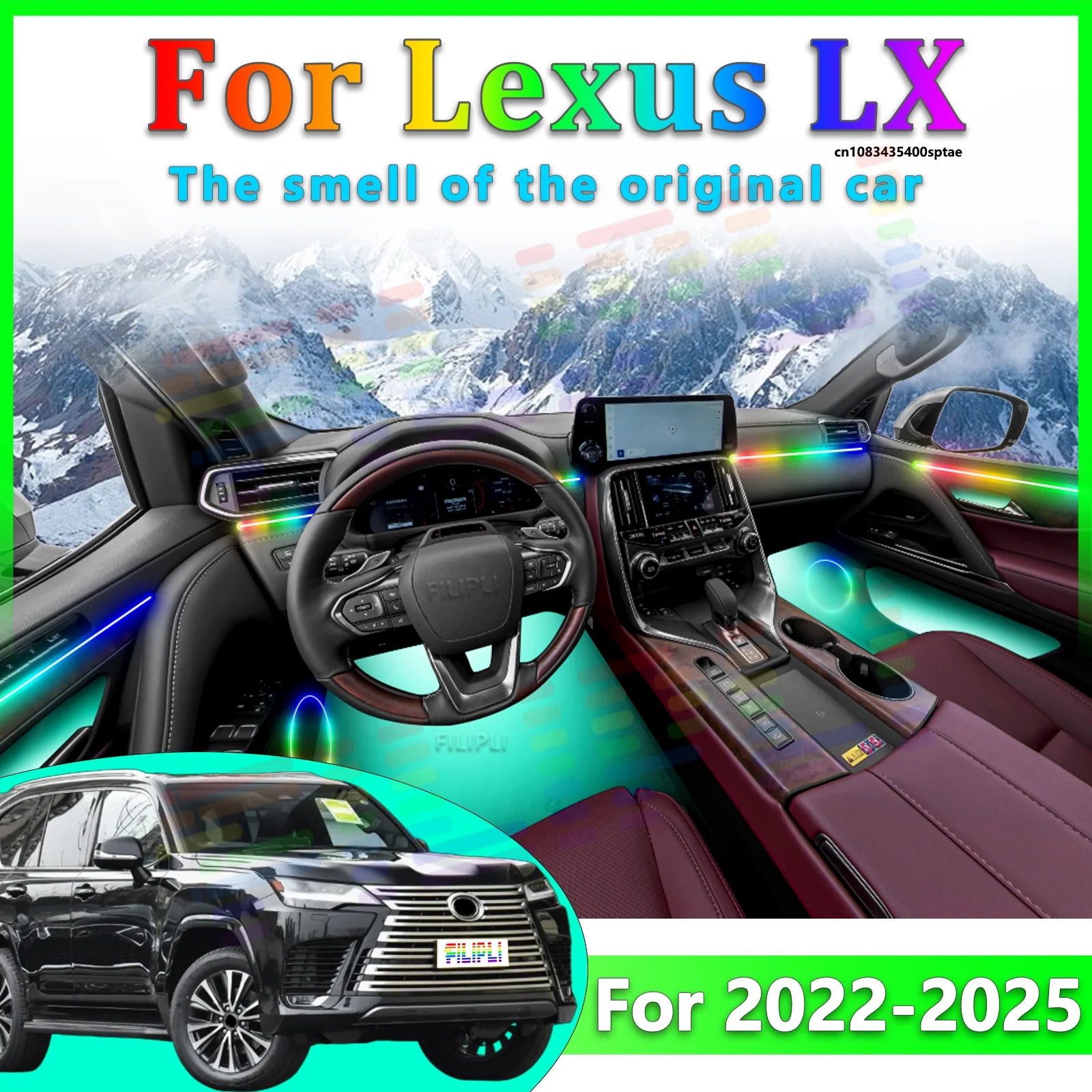 RGB - Ambient Light - for Lexus 2022-2026 - App Control - Car Interior Lighting | AUTOKITSHOP