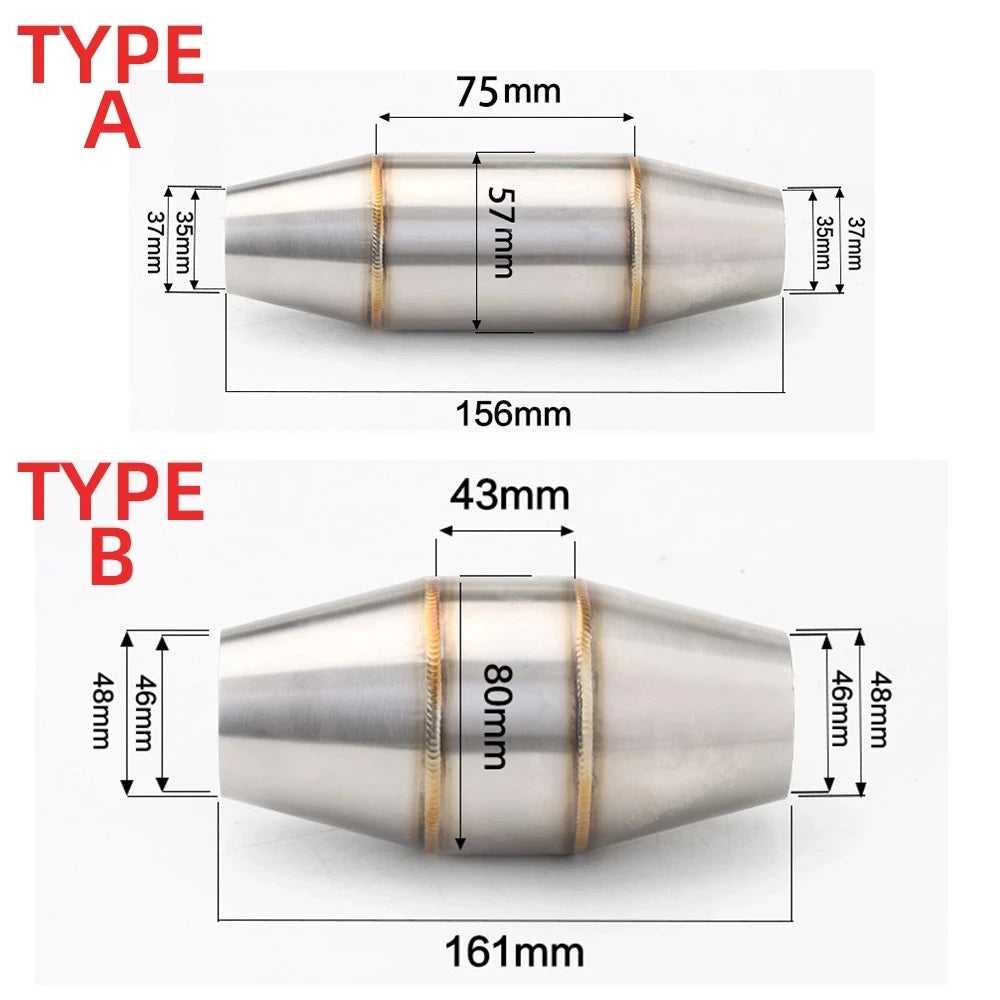 Motorcycle resonator exhaust pressure catalytic converter - Automotive LED Light