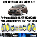 11-Piece LED Interior Light Kit for Hyundai HB20X HB20S HB20 2014-2018 - Canbus Error-Free Interior Bulbs