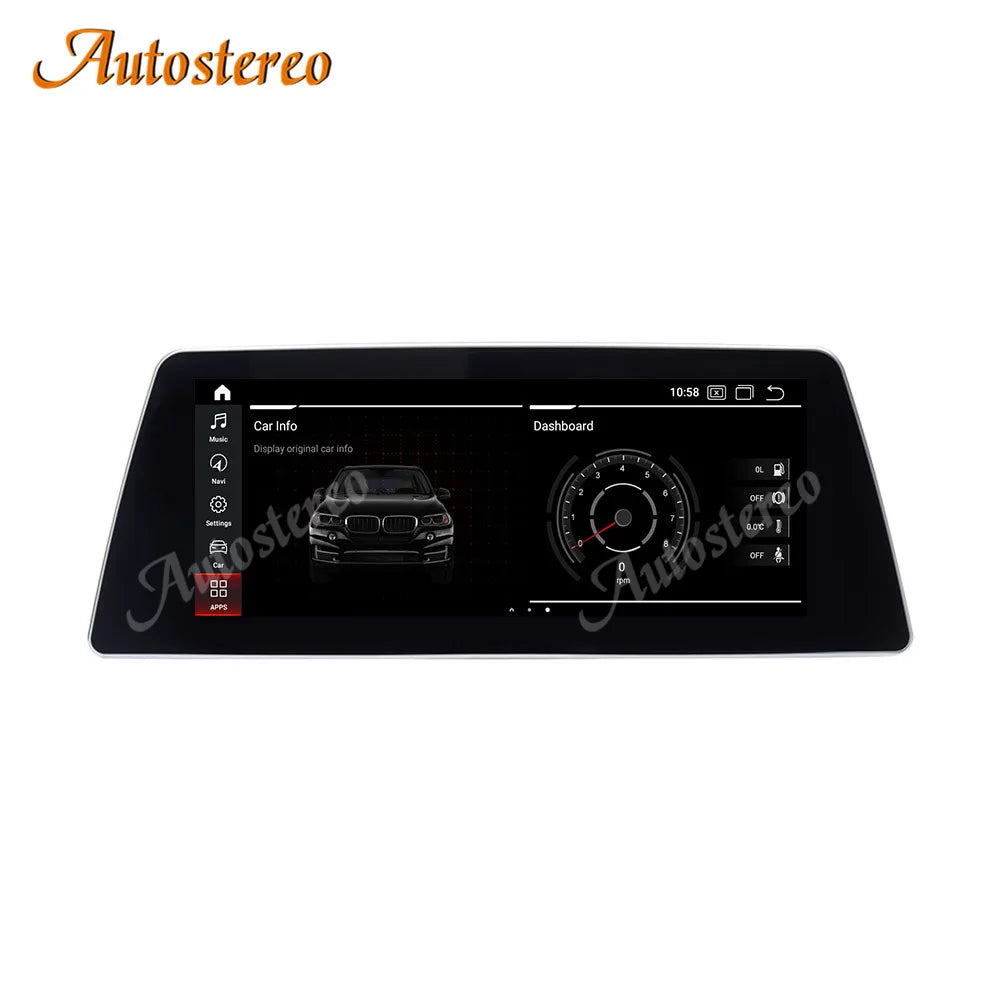 12.3 Inch Android 13 Carplay For BMW 5 G30 G31 G32 6 6GT M6 2017 2018 2019 Multimedia Play