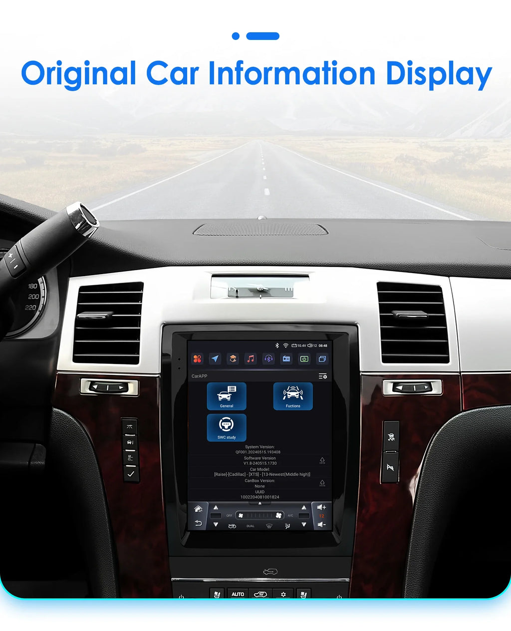 9.7"Android 13 Auto Car radio for Cadillac Escalade SLS 2007-2012 2013 2014 DSP Carplay mu