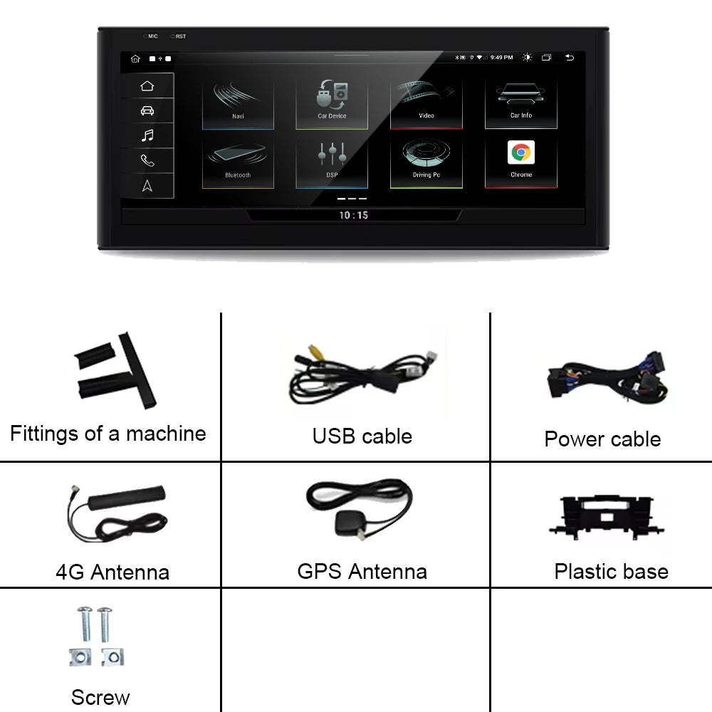 Android 14 Radio For Audi A4 2017 2018 2019 - 2020 Car Multimedia Player Navigation GPS St