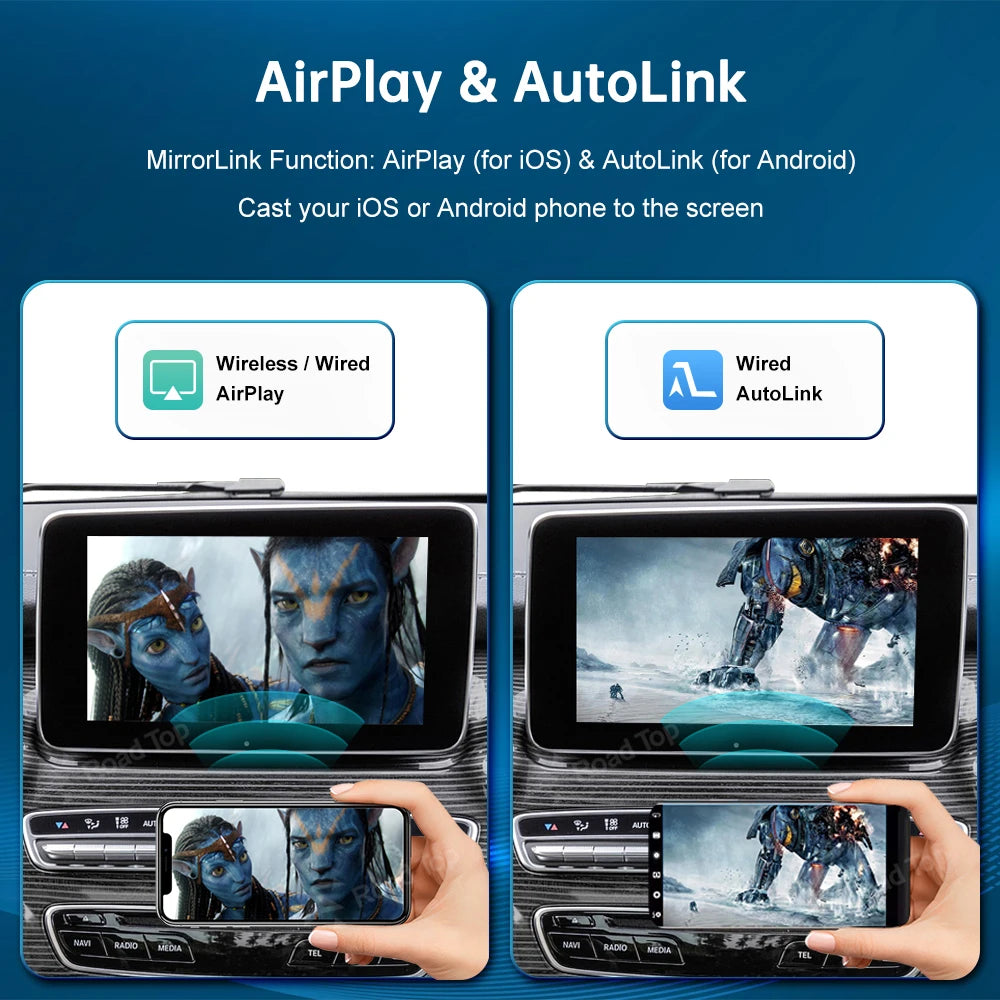 Wireless CarPlay Android Auto for Mercedes Benz V-Class W447 2014-2018 Vito Viano, with Mi | AUTOKITSHOP