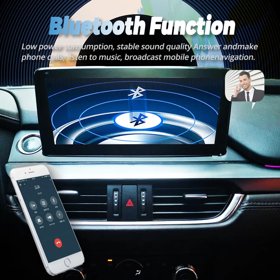 10.25'' Qled Screen Car Radio Android 14 GPS Video Player For Mazda 6 Atenza 2016-2019 Sup | AUTOKITSHOP