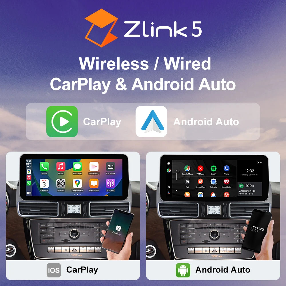 Android 13 Radio Screen for Mercedes Benz GLE GLS 2016-2018 Navigation Bluetooth WiFi Head | AUTOKITSHOP