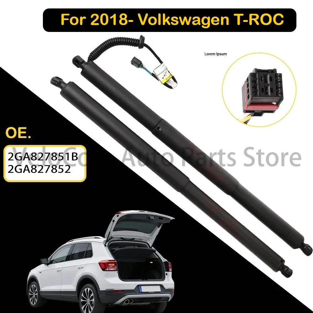 Tailgate Support Rod Trunk Lid Strut For 2018-2021 Volkswagen T-ROC Left Right 2GA827851B  | AUTOKITSHOP