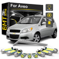11-Piece LED Interior Light Kit for Chevrolet Chevy Aveo 2004-2008 - Canbus Dome Map Door Trunk Bulbs | AUTOKITSHOP