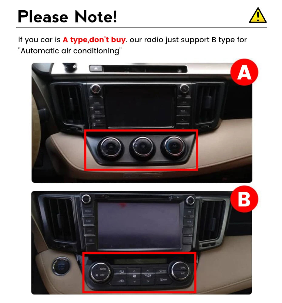 9.7" For Tesla Style Android Car Radio Fascia Adapter For Toyota Rav4 2013-2018 Headunit F