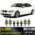 LED Interior Light Kit for BMW 5 Series E34 E39 E60 E61 F10 F11 1988- 2014 - Canbus Dome Map Door Trunk Bulbs | AUTOK...