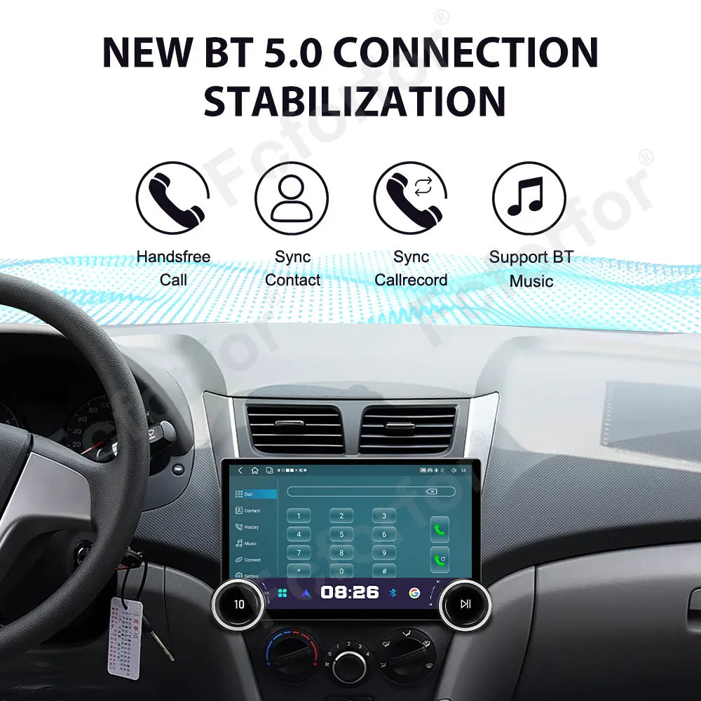 Smart Car Navigation Unit 11.5 Inch Android 15 HD Touch Crystal Clear Display GPS Stereo C