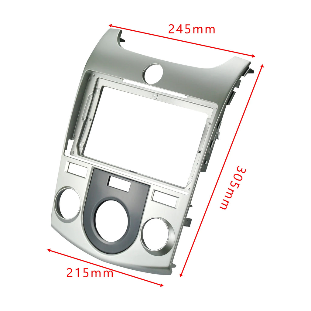 9 Inch Car Fascia For KIA FORTE 2010-2017 Manual Auto Air Conditioning Panel Dash Mount In | AUTOKITSHOP