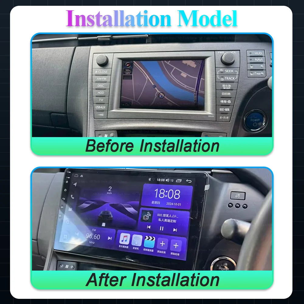 Android 16 For Toyota Prius 3 Xw30 2009-2015 Rhd Car Radio Multimedia Video Player Android | AUTOKITSHOP