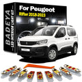12-Piece LED Interior Light Kit for Peugeot - Canbus Error-Free Interior Bulbs