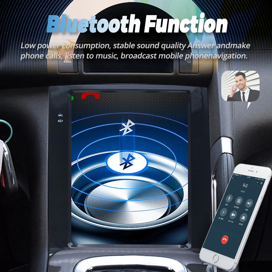 9.7inch VerticalScreen Android 13 Car Radio For Peugeot 3008 2009-2015 Multimedia System V