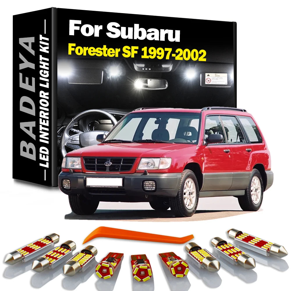 8-Piece LED Interior Light Kit for Subaru - Canbus Error-Free Interior Bulbs