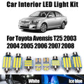 17-Piece LED Interior Light Kit for Toyota Avensis T25 - Canbus Error-Free Bulbs | AUTOKITSHOP