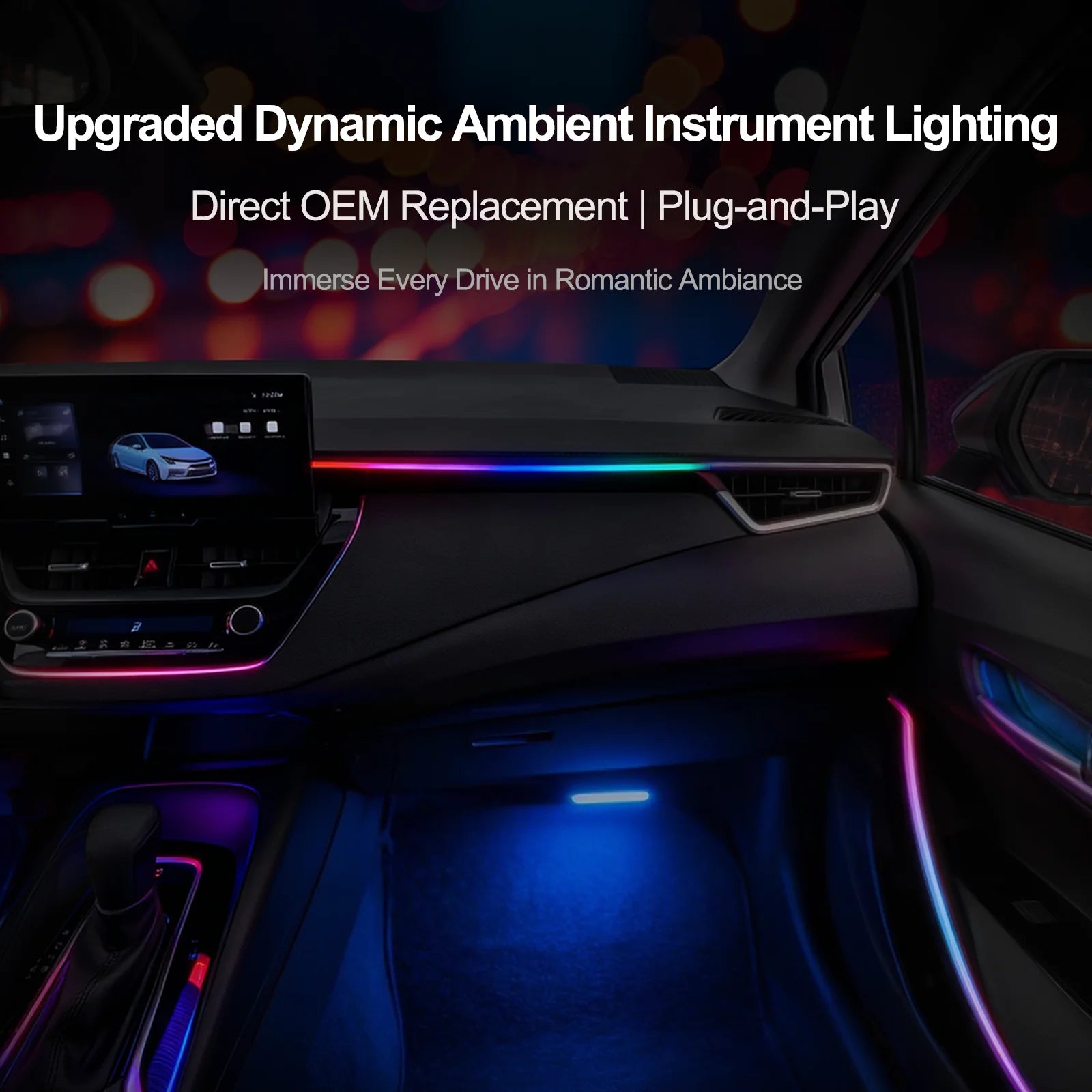 RGB - Ambient Light - for Corolla 2019-2024 - Car Interior Lighting