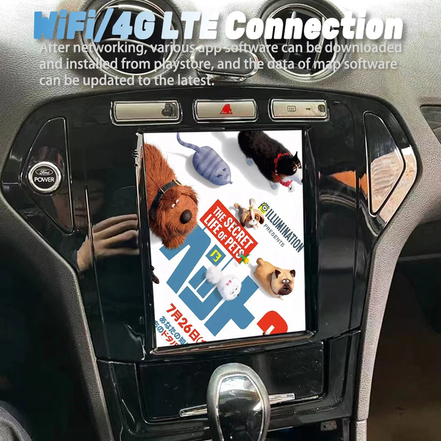Android 15 Multimedia Video Player HU 9.7inch Car Radio For Ford Mondeo 2007-2010 Navi 256