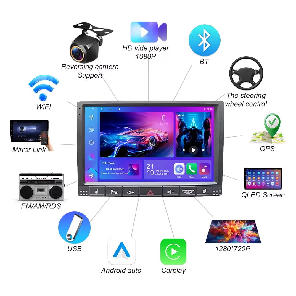 Android 16 Carplay For Volkswagen Vw Touareg 2002 -1010 2011 2012 Car Radio Multimedia Pla | AUTOKITSHOP