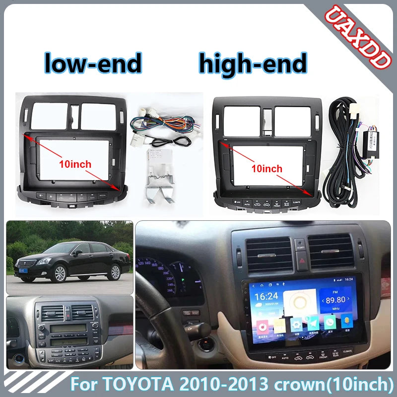 For TOYOTA 2010-2013crown 10.1INCH Car Radio Android DVD screen video CD player MP5cables