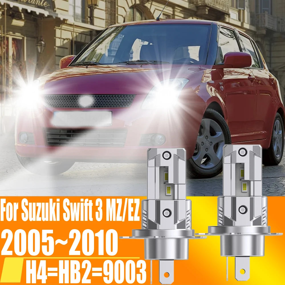 H4 HB2 9003 Led Headlight Canbus Car Bulb High Power White Fog Light Diode Lamp 12v 55w Fo
