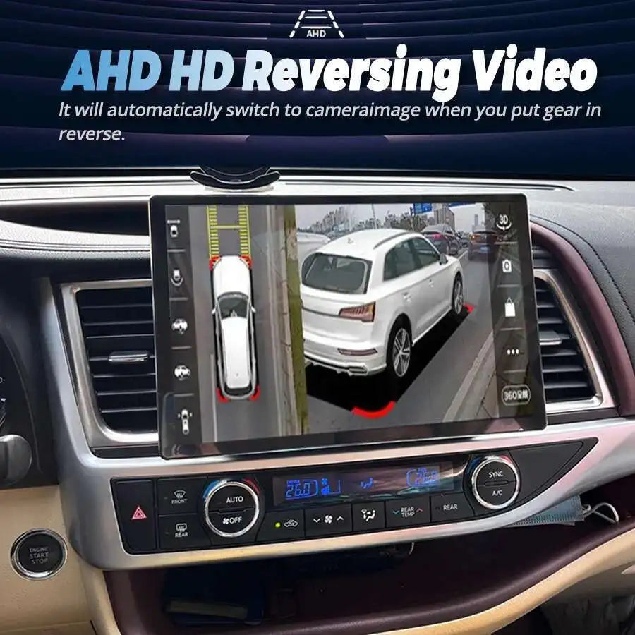 13.3Inch 2K Screen For TOYOTA Highlander Android 2015 2017 Car Multimedia Video Player Ste | AUTOKITSHOP