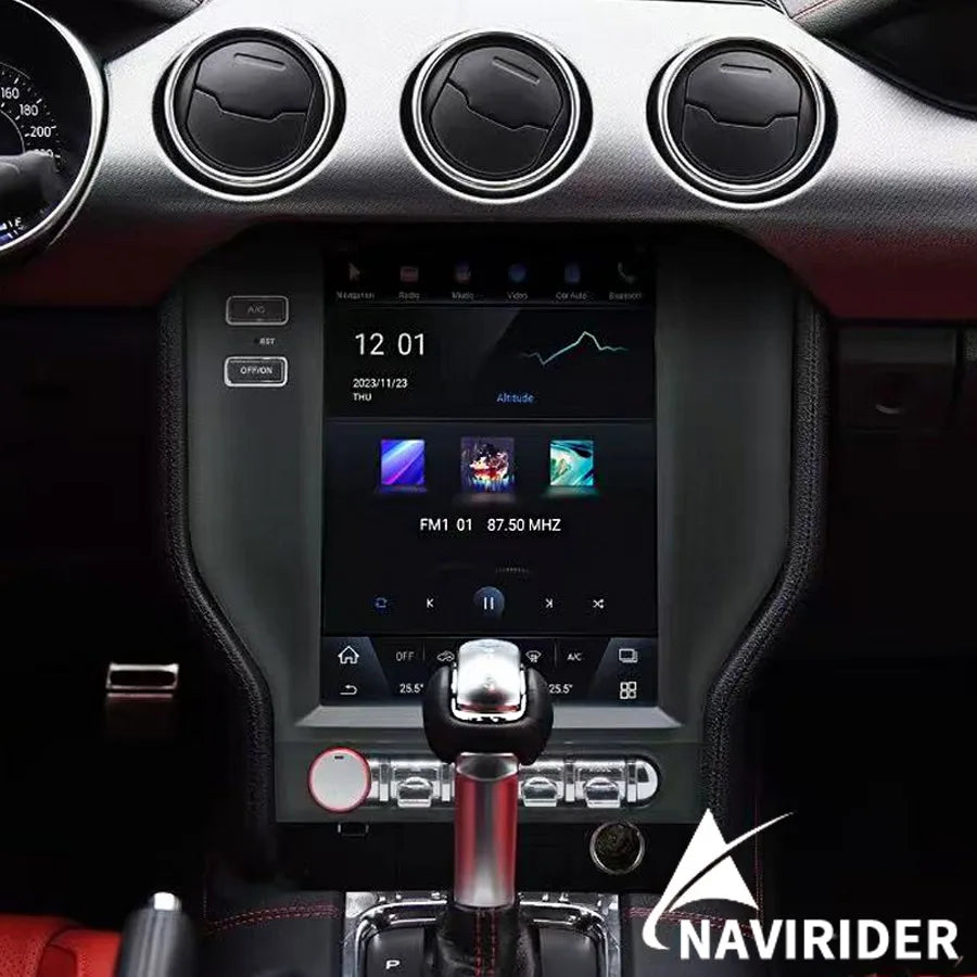 Android 15 Car Navigation GPS Radio Stereo For Ford Mustang 2015-2021 9.7inch Screen Carpl | AUTOKITSHOP