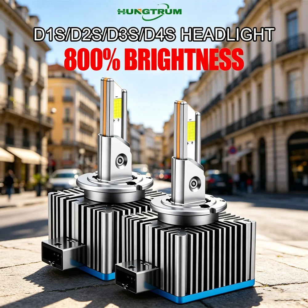 D3S D1S LED Headlights Canbus 1:1 HID D2S D4S D8S D1R D2R D3R D4R Auto Lamp 1660000LM With