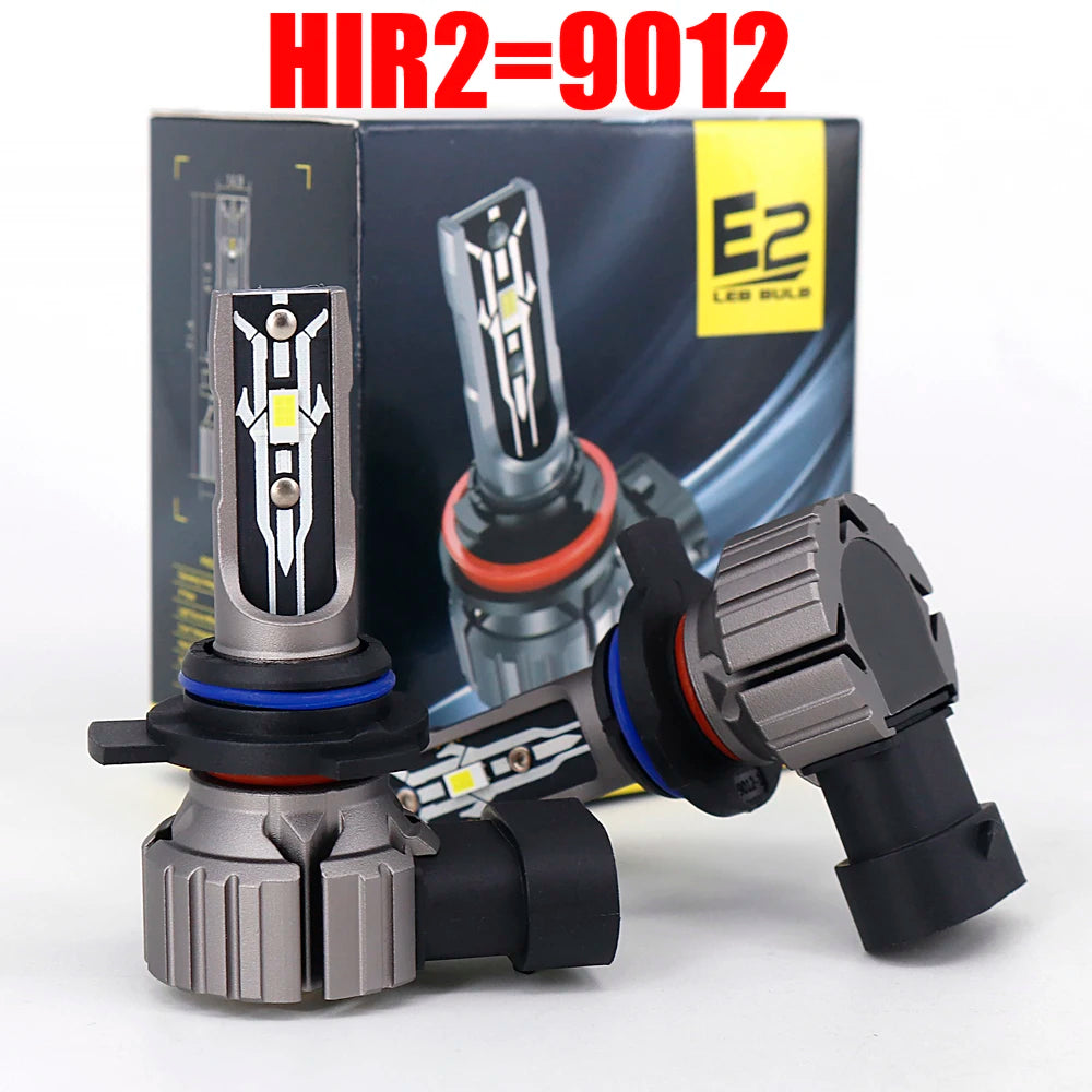 High Power HIR2 9012 LED Headlight Bulbs Super Bright Powerful No Adapter Required Car Tur