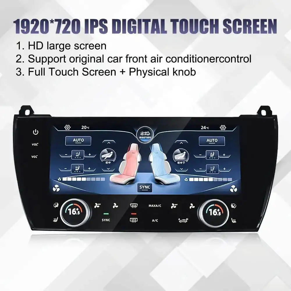 10.25 Inch Car Air Conditioning HD Large Screen For BMW 5 Series F10 F11 F18 2011-2017 LCD
