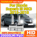 12V Turbo Auto Lamps 20000LM Plug And Play Xenon Headlight Bulbs 6000K White For Skoda Sup