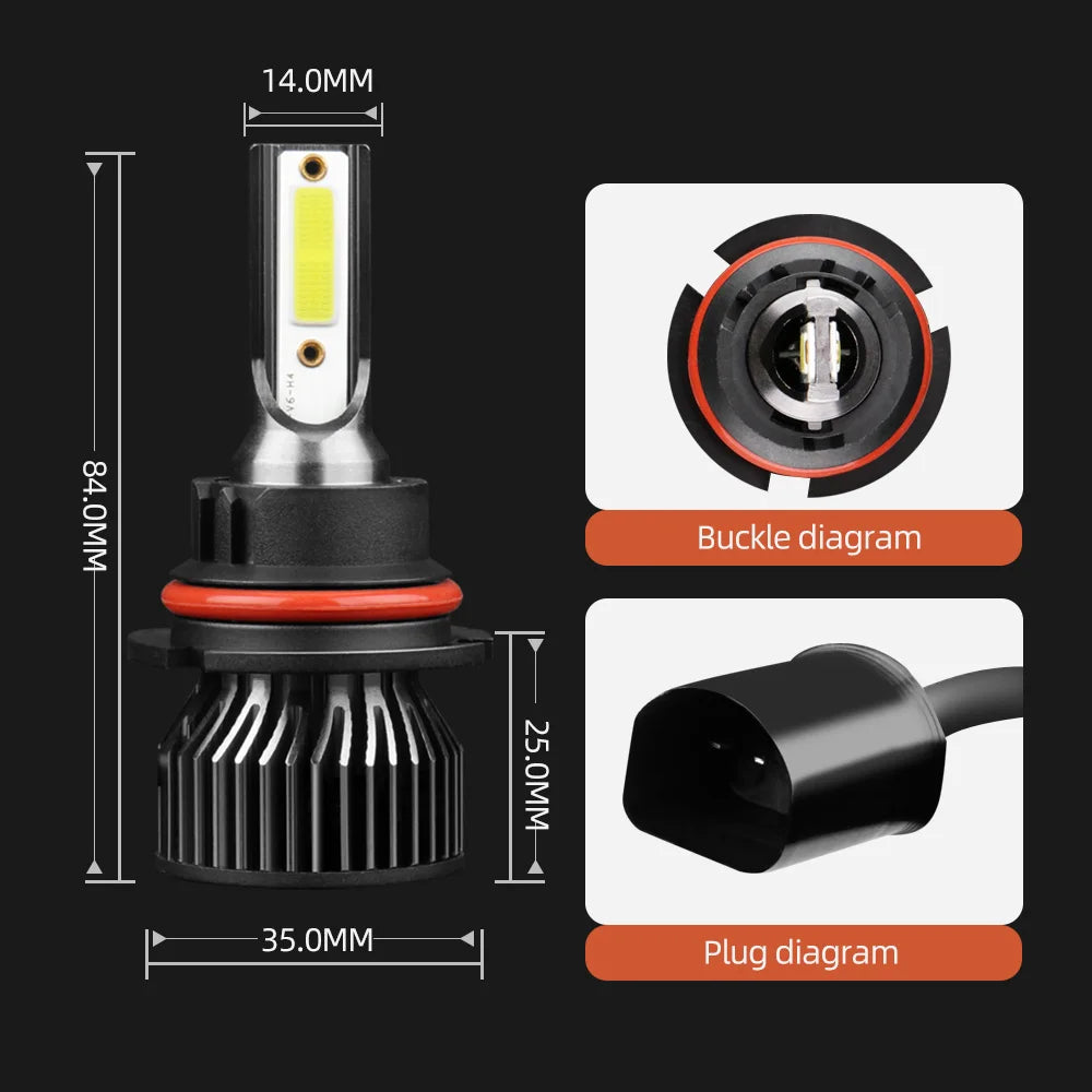30000LM LED Headlight 9007 Car Light 150W 6000K For Xterra Nissan 2005 2006 2007 2008 2009