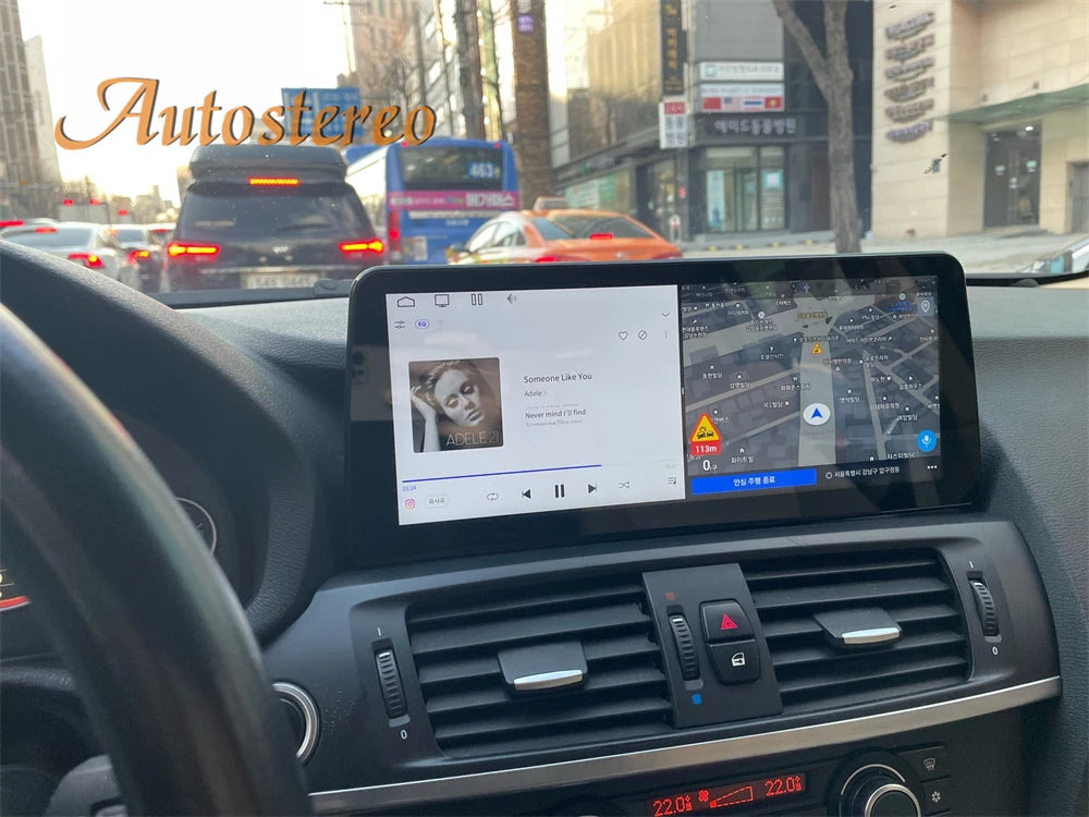 32G ID8 Carplay Android 14 For BMW X3 F25 X4 F26 X3M X4M 2009-2016 Car Multimedia Player G