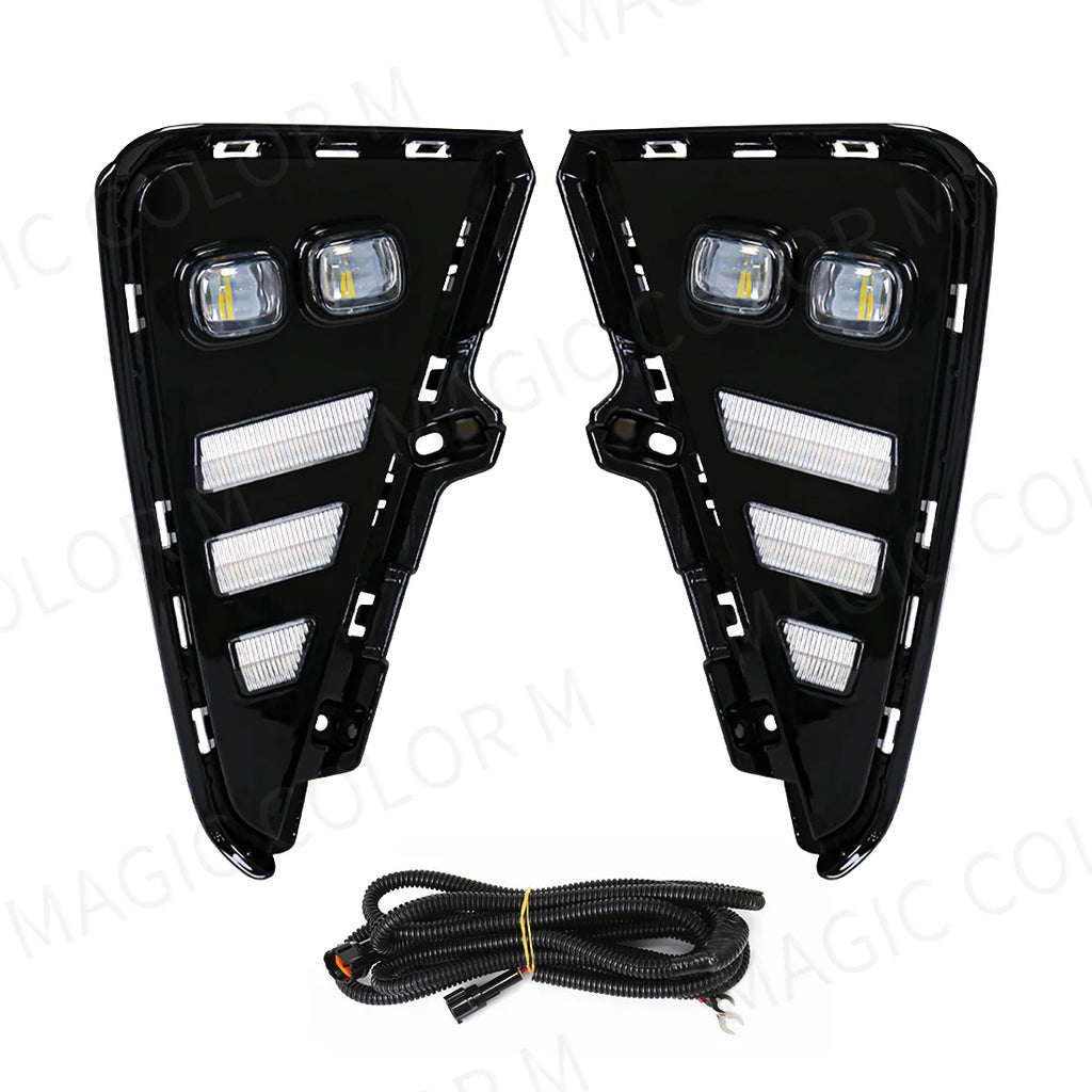 For Proton X50 Geely Coolray Binyue 2021 2022 2023 LED Daytime Running Lights DRL Car Fog  | AUTOKITSHOP