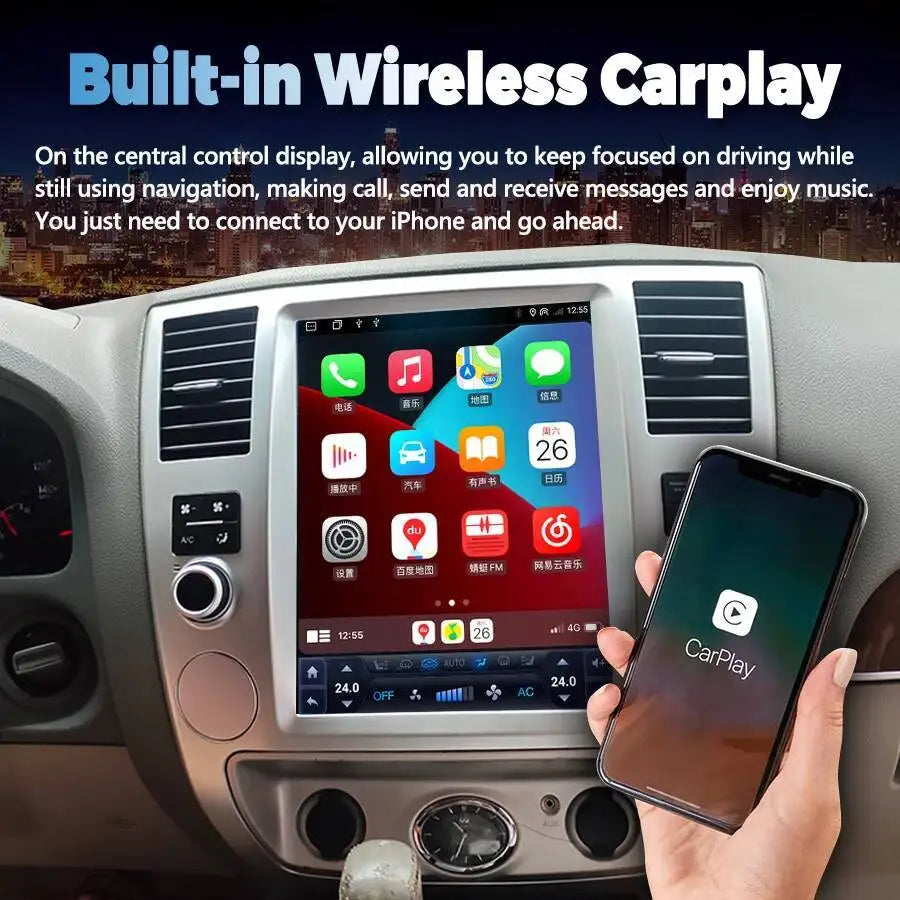 12.1inch Android Auto Radio For Infiniti QX80 QX56 For Nissan Armada 2008-2011 Multimedia
