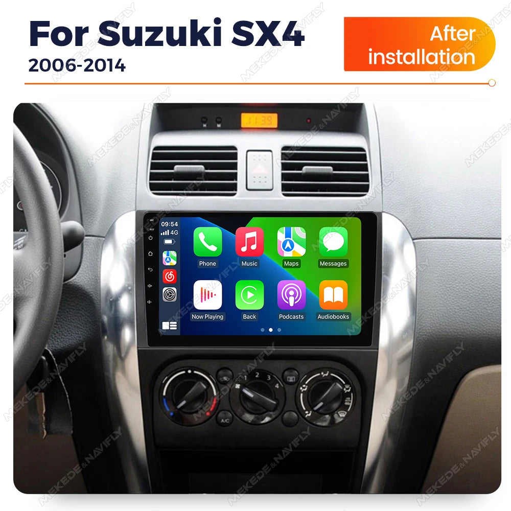 Android 14 Autoradio For Suzuki SX4 2006 - 2014 For Fiat Sedici 189 2005 - 2014 Car Radio