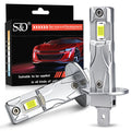 S&D H1 H3 LED Headlight Bulbs Canbus High Power LED Auto Light 30000LM 100W Mini Size Focu