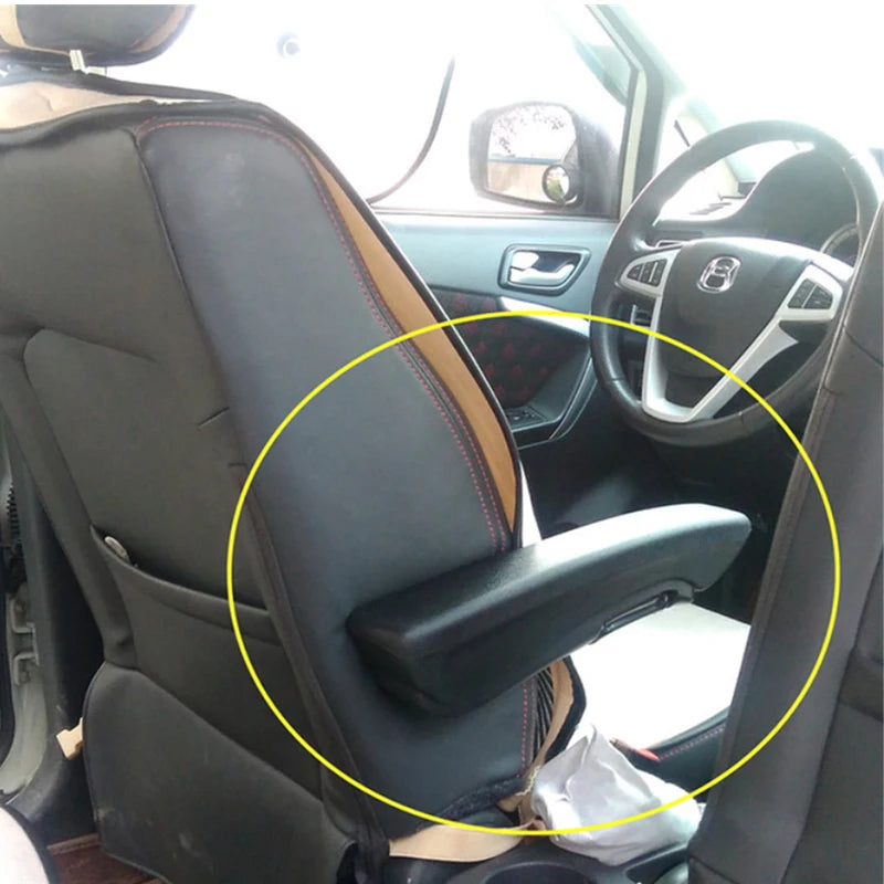 Universal Folding Right Armrest Seat Elbow Arm Console Bracket Black Car Truck