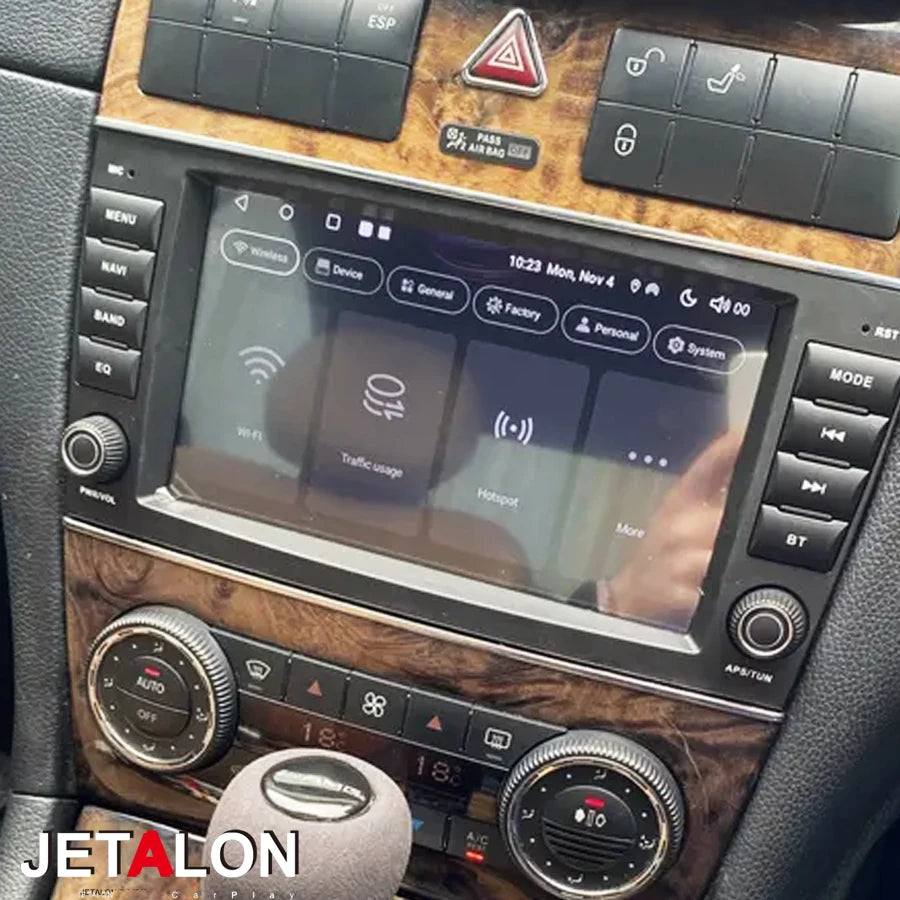 Android 15 For Benz W203 C200 C320 C350 Clk W209 2006 Radio Screen CarPlay Stereo Car Mult