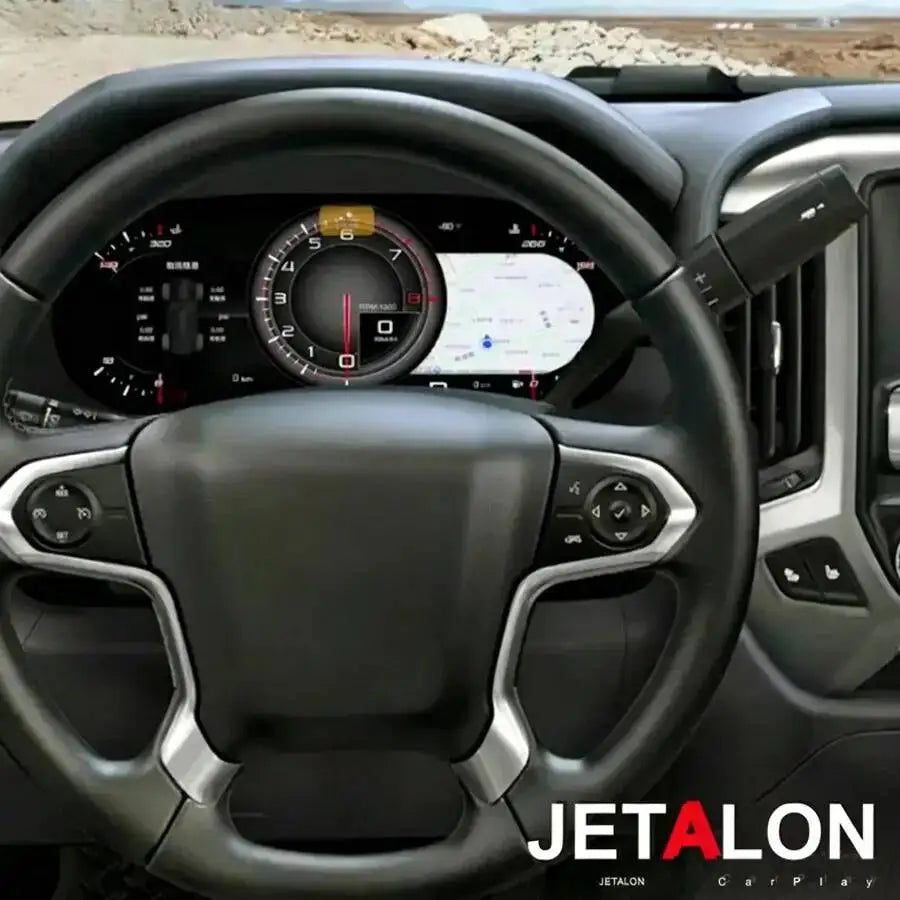 For Chevrolet Silverado 2014-2018 GMC Sierra 2019-2024 12.3" Upgrade Smart Cluster Virtual | AUTOKITSHOP
